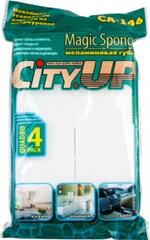 Губка меламиновая "CityUP"  (8*5*2,2) 4 шт.