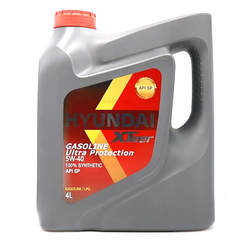 Масло моторное HYUNDAI XTEER Gasoline Ultra Protection 5W40 SP (4л.)