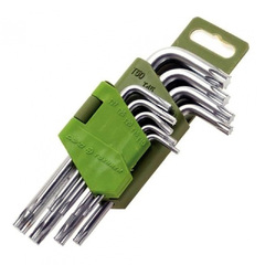 Набор ключей TORX "Дело Техники" 9 пред. короткие (Т10,Т15,Т25,Т27,Т30,Т45,Т50)
