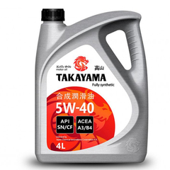 Масло моторное TAKAYAMA 5W-40 SL/CF синт. (4 л.)