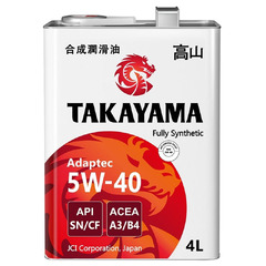 Масло моторное TAKAYAMA 5W-40 Adaptec SN/CF синт. (4 л.)