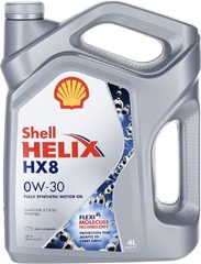 Масло моторное Shell Helix HX8 0w30 синтетика (4л.)