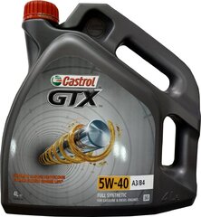 Масло моторное Castrol GTX 5w-40 A3/B4 синт. (4 л.)