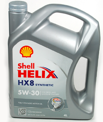 Масло моторное Shell Helix HX8 5w30 синтетика (4л.)