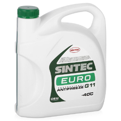 Антифриз SINTEC EURO G11 зеленый (3 кг.)