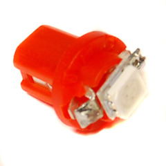 Лампа светодиодная T5 1SMD RED  "МАЯК" с патроном