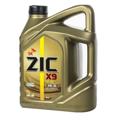 Масло моторное ZIC X9 (диз.-бензин) SAE 5w-30 (4л.) синт.