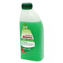 Антифриз SIBIRIA G11 зеленый (1 кг.)