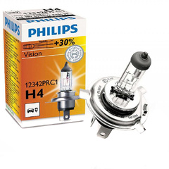 Лампа галоген H4 60/55W "PHILIPS" (P43t-38) Vision +30