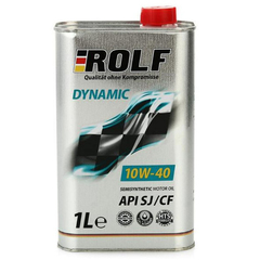 Масло моторное ROLF Dynamic 10W-40 Sl/CF  п/синтетика (1 л.)