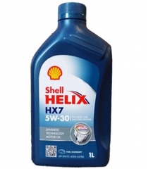 Масло моторное Shell Helix HX7 5w30 п/синтетика (1л.)