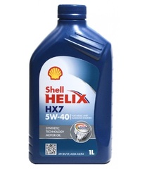 Масло моторное Shell Helix HX7 5w40 п/синтетика (1л.)
