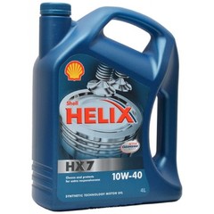 Масло моторное Shell Helix HX7 10w40 п/синтетика (4л.)