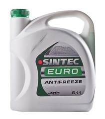 Антифриз SINTEC EURO G11 зеленый (10 кг.)