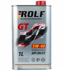 Масло моторное ROLF GT 5W-40 API SN/CF синтетика (1 л.)