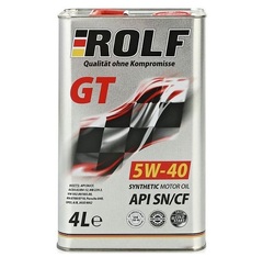 Масло моторное ROLF GT 5W-40 API SN/CF синтетика (4 л.)