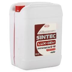 Антифриз SINTEC LUX G12 красный (10 кг.)