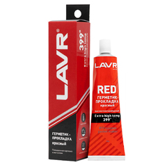 Герметик "LAVR" красный (85 гр) высокотем. 