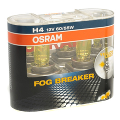 Лампа галоген H4 60/55W "OSRAM" FOG BREAKER +60