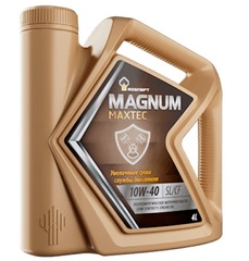 Масло моторное Rosneft Magnum Maxtec 10w-40 п/синтетика (4л.)