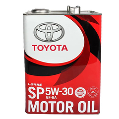 Масло моторное TOYOTA "Motor Oil" SP/GF-6A 5w30 4л. (метал. банка)