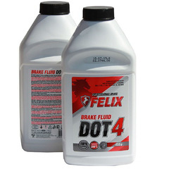 Тормозная жидкость "FELIX" DOT-4 (455гр.)