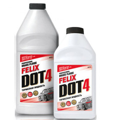 Тормозная жидкость "FELIX" DOT-4 (910гр.)