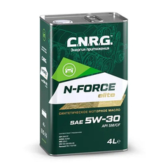 Масло моторное CNRG N-Force Elite 5w30 SM/CF 4л. (синтетика)