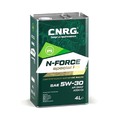 Масло моторное CNRG N-Force Special RS 5w30 SN/CF C3-A3/B4 4л. (синтетика)