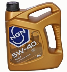 Масло моторное NGN GOLD 5w-40 SN/CF синтетика (4л.)