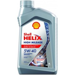 Масло моторное Shell Helix HIGH MILEAGE 5w40 синтетика (1.л)