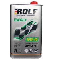 Масло моторное ROLF Energy 10W-40 API Sl/CF п/синтетика (1л.)