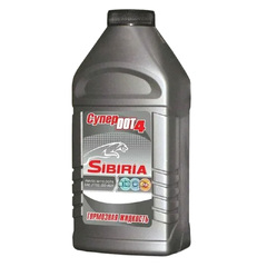 Тормозная жидкость "Sibiria" SUPER DOT-4 (455гр.)