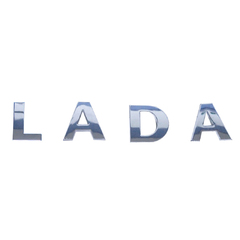 Эмблема "LADA" буквы наборные