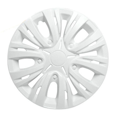 Колпак колеса декоративный R15 "AIRLINE" Лион белый,карбон (4шт)