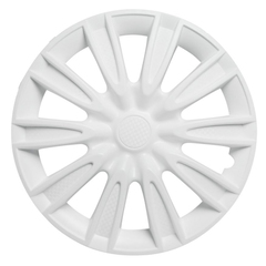 Колпак колеса декоративный R15 "AIRLINE" Торнадо белый карбон (4шт)
